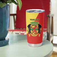 Republic of The Congo Personalized Tumbler Cup Simple Flag Style - Wonder Print Shop
