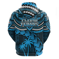 Fiji Rugby Hoodie Go Fijian Tapa Arty with World Cup Vibe - Wonder Print Shop
