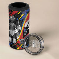 Swaziland Eswatini Somhlolo Day 4 in 1 Can Cooler Tumbler Independence Day