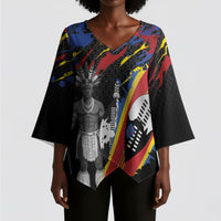 Swaziland Eswatini Somhlolo Day Kimono Sleeve Blouse Independence Day