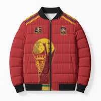 Spain Campeon del Mundo 2026 Bomber Puffer Jacket La Furia Roja History Has Been Made