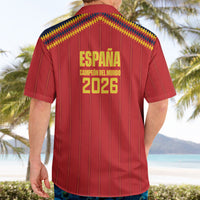 Spain Campeon del Mundo 2026 Hawaiian Shirt La Furia Roja History Has Been Made