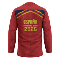 Spain Campeon del Mundo 2026 Hockey Jersey La Furia Roja History Has Been Made