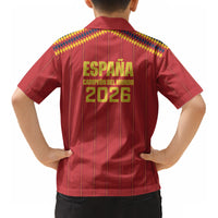 Spain Campeon del Mundo 2026 Kid Hawaiian Shirt La Furia Roja History Has Been Made