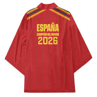 Spain Campeon del Mundo 2026 Kimono La Furia Roja History Has Been Made