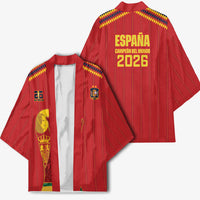 Spain Campeon del Mundo 2026 Kimono La Furia Roja History Has Been Made