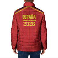 Spain Campeon del Mundo 2026 Padded Jacket La Furia Roja History Has Been Made