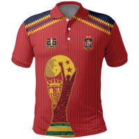 Spain Campeon del Mundo 2026 Polo Shirt La Furia Roja History Has Been Made