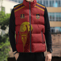Spain Campeon del Mundo 2026 Sleeveless Puffer Jacket La Furia Roja History Has Been Made