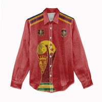 Spain Campeon del Mundo 2026 Women Casual Shirt La Furia Roja History Has Been Made