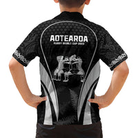New Zealand Aotearoa Rugby Hawaiian Shirt Haka Dance Mixed Silver Fern Sporty Style - Wonder Print Shop