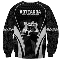 New Zealand Aotearoa Rugby Sweatshirt Haka Dance Mixed Silver Fern Sporty Style - Wonder Print Shop