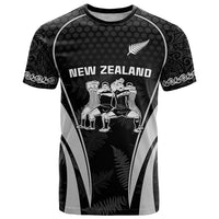 New Zealand Aotearoa Rugby T Shirt Haka Dance Mixed Silver Fern Sporty Style - Wonder Print Shop