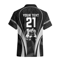 Custom New Zealand Aotearoa Rugby Hawaiian Shirt Haka Dance Mixed Silver Fern Sporty Style - Wonder Print Shop