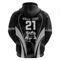 Custom New Zealand Aotearoa Rugby Hoodie Haka Dance Mixed Silver Fern Sporty Style - Wonder Print Shop