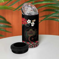 Algeria Christmas Personalized 4 in 1 Can Cooler Tumbler Fennec Fox Santa and Traditional Pattern LT9 - Wonder Print Shop