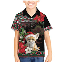 Algeria Christmas Personalized Family Matching Mermaid Dress and Hawaiian Shirt Fennec Fox Santa and Traditional Pattern LT9 - Wonder Print Shop