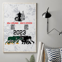 New Zealand South Africa Rugby Canvas Wall Art History Commemorative World Cup Winners Unique LT9 - Wonder Print Shop