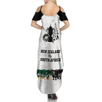 New Zealand South Africa Rugby Summer Maxi Dress History Commemorative World Cup Winners Unique - Wonder Print Shop