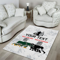 Custom New Zealand South Africa Rugby Area Rug History Commemorative World Cup Winners Unique LT9 - Wonder Print Shop