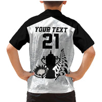 Custom New Zealand South Africa Rugby Family Matching Mermaid Dress and Hawaiian Shirt History Commemorative World Cup Winners Unique LT9 - Wonder Print Shop