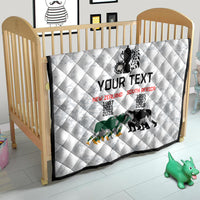 Custom New Zealand South Africa Rugby Quilt History Commemorative World Cup Winners Unique - Wonder Print Shop