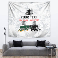 Custom New Zealand South Africa Rugby Tapestry History Commemorative World Cup Winners Unique - Wonder Print Shop
