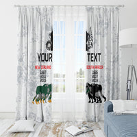 Custom New Zealand South Africa Rugby Window Curtain History Commemorative World Cup Winners Unique - Wonder Print Shop