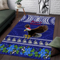 American Samoa Christmas Area Rug Manuia le Kerisimasi Polynesian Tribal LT9 - Wonder Print Shop