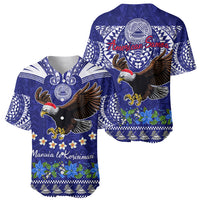 American Samoa Christmas Baseball Jersey Manuia le Kerisimasi Polynesian Tribal LT9 - Wonder Print Shop