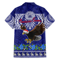 American Samoa Christmas Hawaiian Shirt Manuia le Kerisimasi Polynesian Tribal - Wonder Print Shop