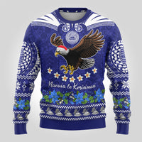 American Samoa Christmas Ugly Christmas Sweater Manuia le Kerisimasi Polynesian Tribal - Wonder Print Shop