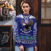 American Samoa Christmas Ugly Christmas Sweater Manuia le Kerisimasi Polynesian Tribal - Wonder Print Shop