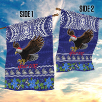 Personalised American Samoa Christmas Garden Flag Manuia le Kerisimasi Polynesian Tribal - Wonder Print Shop