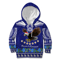 Personalised American Samoa Christmas Kid Hoodie Manuia le Kerisimasi Polynesian Tribal - Wonder Print Shop