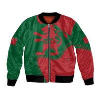 Morocco Proclamation Day With Flag Color Bomber Jacket LT9 - Wonder Print Shop