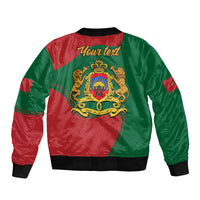 Morocco Proclamation Day With Flag Color Bomber Jacket LT9 - Wonder Print Shop