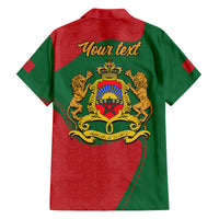 Morocco Proclamation Day With Flag Color Family Matching Off Shoulder Short Dress and Hawaiian Shirt LT9 - Wonder Print Shop