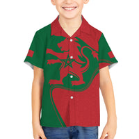 Morocco Proclamation Day With Flag Color Hawaiian Shirt - Wonder Print Shop