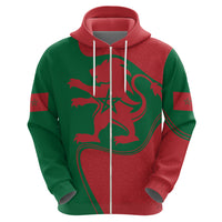 Morocco Proclamation Day With Flag Color Hoodie - Wonder Print Shop