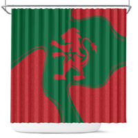 morocco-proclamation-day-with-flag-color-shower-curtain