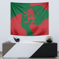 Morocco Proclamation Day With Flag Color Tapestry - Wonder Print Shop