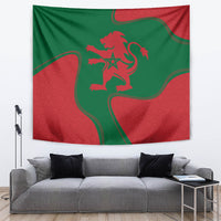 Morocco Proclamation Day With Flag Color Tapestry - Wonder Print Shop