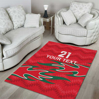 Custom Oman Cricket Area Rug 2016 Vintage Away Retro LT9 - Wonder Print Shop