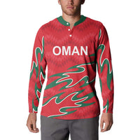 Custom Oman Cricket Button Sweatshirt 2016 Vintage Away Retro LT9 - Wonder Print Shop