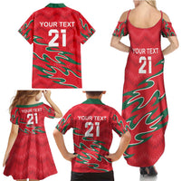 Custom Oman Cricket Family Matching Summer Maxi Dress and Hawaiian Shirt 2016 Vintage Away Retro - Wonder Print Shop