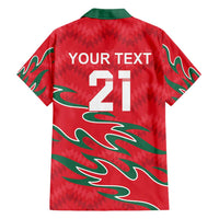 Custom Oman Cricket Family Matching Tank Maxi Dress and Hawaiian Shirt 2016 Vintage Away Retro - Wonder Print Shop