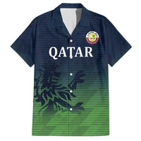 Custom Qatar Cricket Family Matching Long Sleeve Bodycon Dress and Hawaiian Shirt Green Sporty Pattern LT9 - Wonder Print Shop