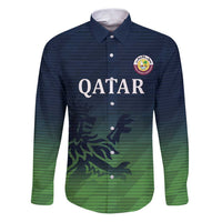 Custom Qatar Cricket Family Matching Puletasi and Hawaiian Shirt Green Sporty Pattern - Wonder Print Shop