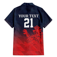 Custom Qatar Cricket Family Matching Mermaid Dress and Hawaiian Shirt Red Sporty Pattern LT9 - Wonder Print Shop